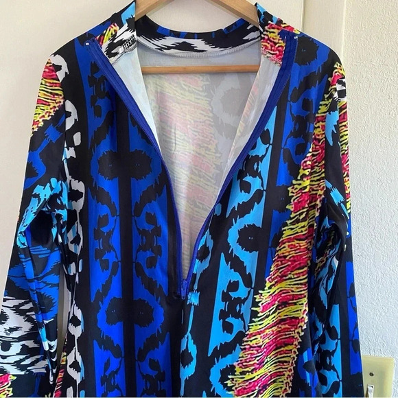 Rebdolls Women's Bodycon Longsleeve Dress 3XL Blue - Picture 6 of 9